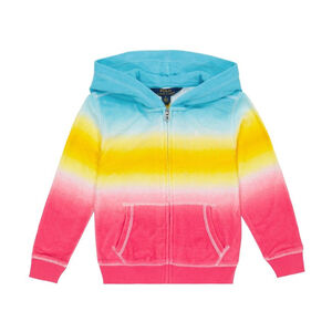 NWOT Polo Ralph Lauren Baby Girls Ombre Terry Full-Zip Hoodie - Size 2T